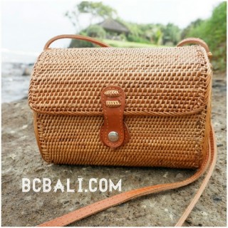 women handbag rattan hand woven ata bali full handmade ethnic design